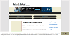 Desktop Screenshot of kasboeksoftware.nl
